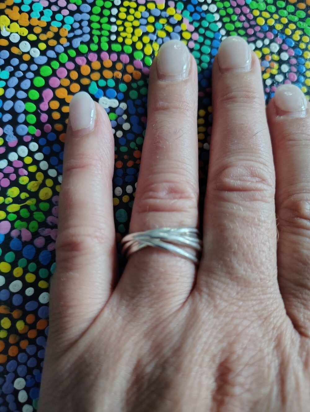Five Rings Intertwined-Sterling Silver